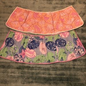 2 reversable Lily Pulitzer skirts